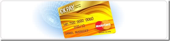 okpay_000 OKPAY注册与和OKPAY MasterCard万事达信用卡申请