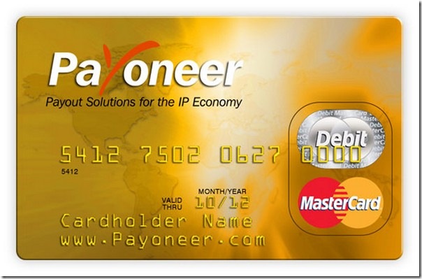 Payoneer卡美国万事达信用卡注册充值中文教程