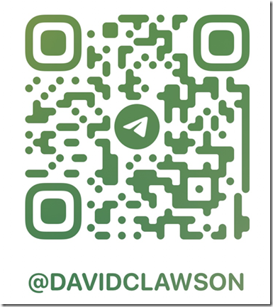 自己的TG号码 @DavidClawson
